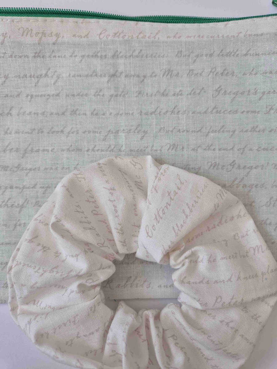 Handsewn Scrunchie Bag and Scrunchie Gift Set 