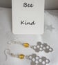 Gorgeous Honeycomb Dangly Earrings. - Image 3