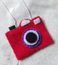 Handmade bold felt camera necklace - Image 3
