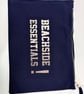 Rose Pink Oversized Tote with Navy Essentials Pouch for Coastal Adventures   - Image 7