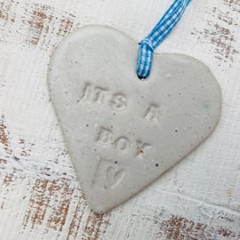 Loveheart hanger, gift idea, it’s a boy gift idea 