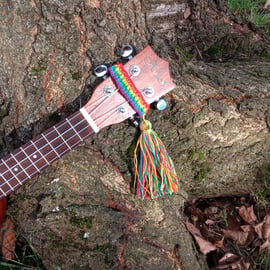 Sale Rainbow Ukulele Headstock Wrap