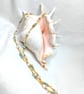 Pearl & Horseshoe Crab Shell Necklace - Image 5