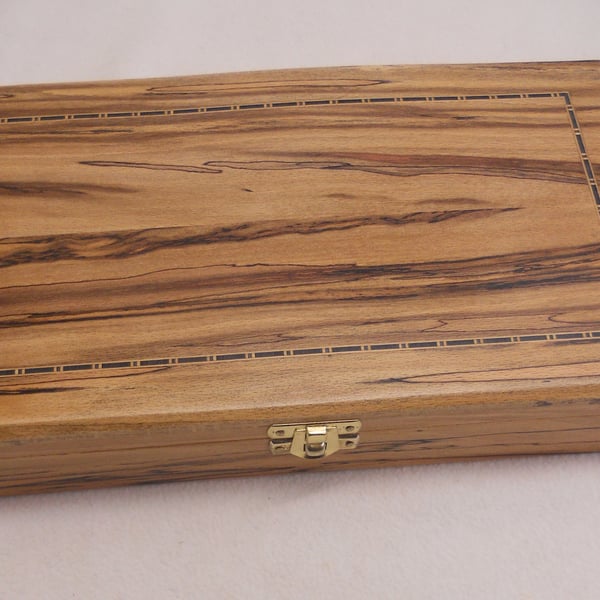 Earring Box in Solid Spalted Beech