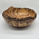 Natural Edge Burr Oak Bowl - Hand Turned - 230mm