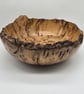 Natural Edge Burr Oak Bowl - Hand Turned - 230mm