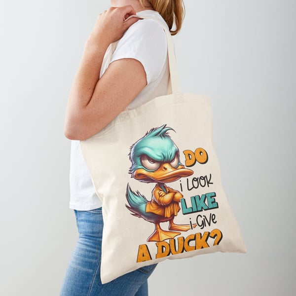 Duck tote bag