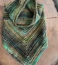 Wild Oleander Crochet Hooded Scarf - Chloro-phyll-phorm  - Image 1