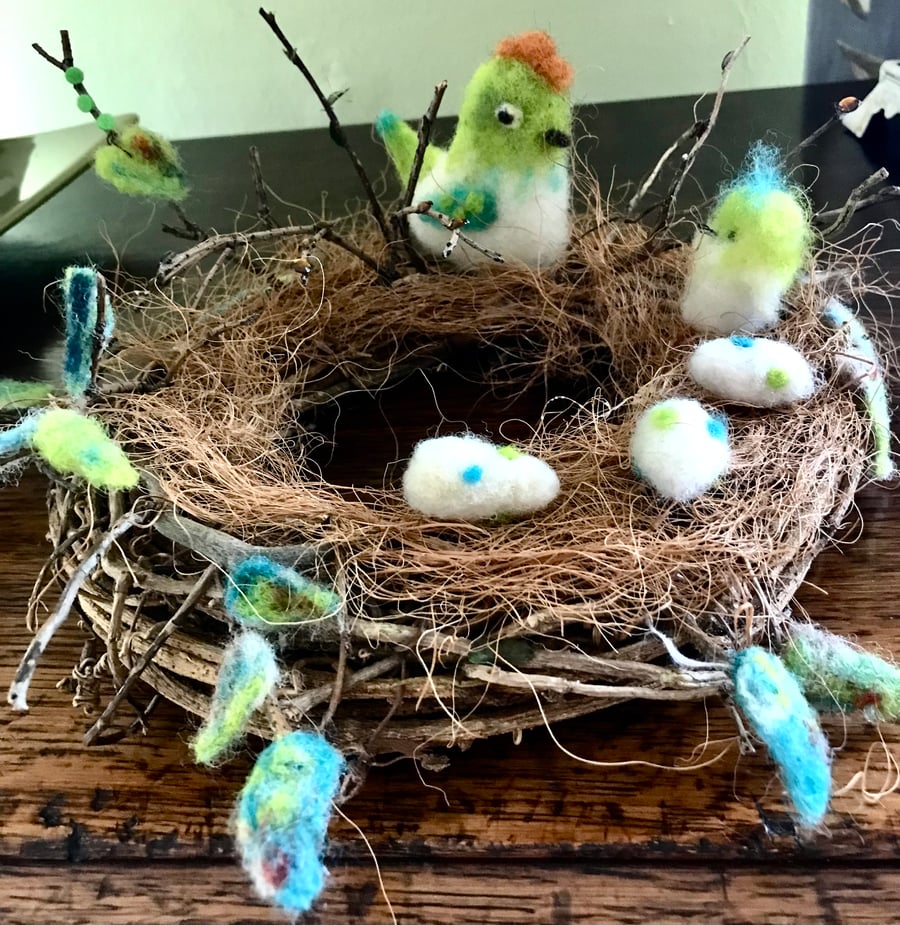 Easter table wreath 