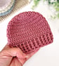 Crochet Baby Beanie Hat  – Newborn Baby Gift - Image 8