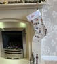 Personalised Christmas Stocking, Nutcracker Christmas Stocking, Handmade in UK