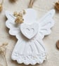 White Angel Heart Keepsake – Sympathy Gift