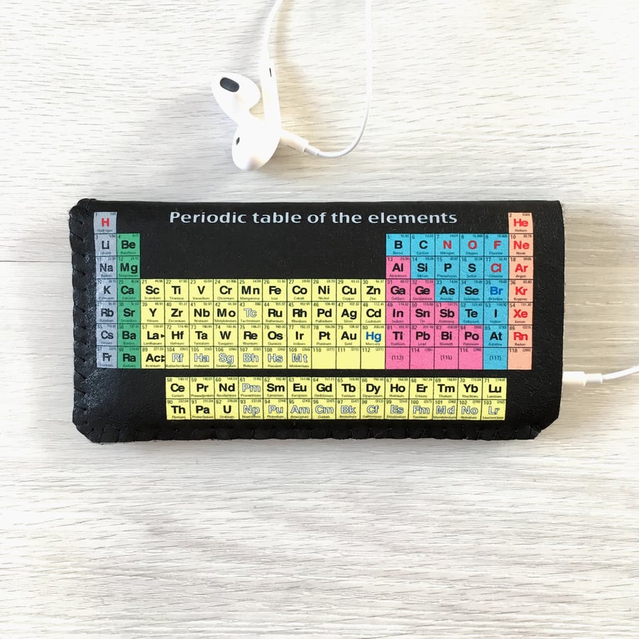 Scientific Periodic Table of the Elements Phone Case