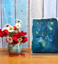 Dreamy Poppies with Golden Sparkles (SunPrint004) - Image 1