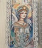 Ephemera - Tag Flip Booklet - Blue Angel by Carolee Crafts PB8 - 0016 - Image 6