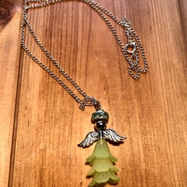 Yellow angel pendant 