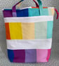 Summer seconds -  - Rainbow patchwork bag with drawstring - Image 3