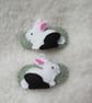Rabbit hair clips - Image 2