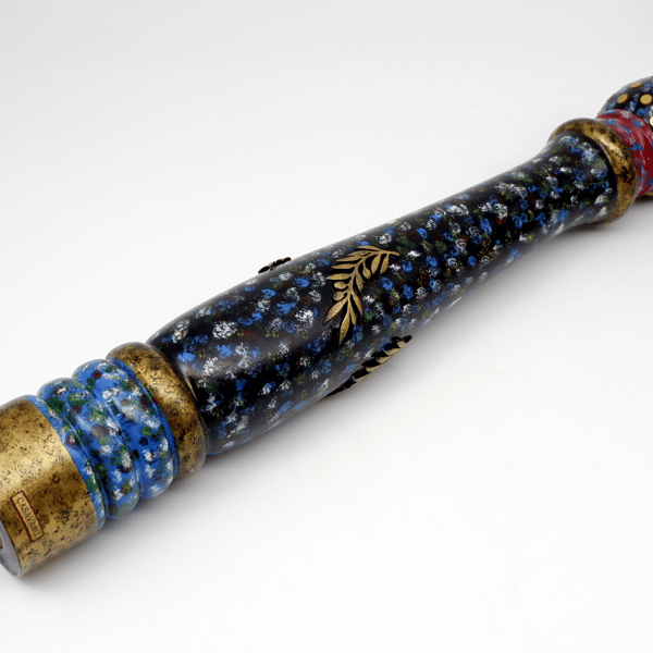 Pepper Grinder Hand Painted by Graham Laird, Artist - Large Unique Piece