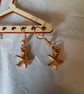 Starfish dangle earrings 