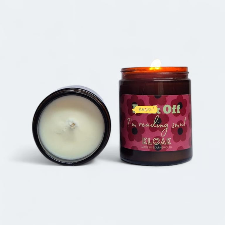 F Off I m Reading Smut Candle, Funny gifts for book lovers