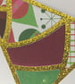 Paper pieced Christmas Tree Christmas card - Image 3