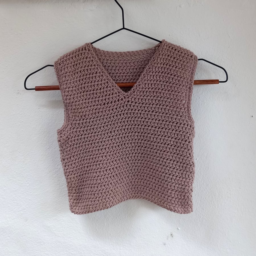 Crochet Pattern PDF - Arlo - Tank Top Pullover Vest for Toddlers Children - DK