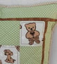 Baby Bear Patchwork Cushion Cover - Image 2