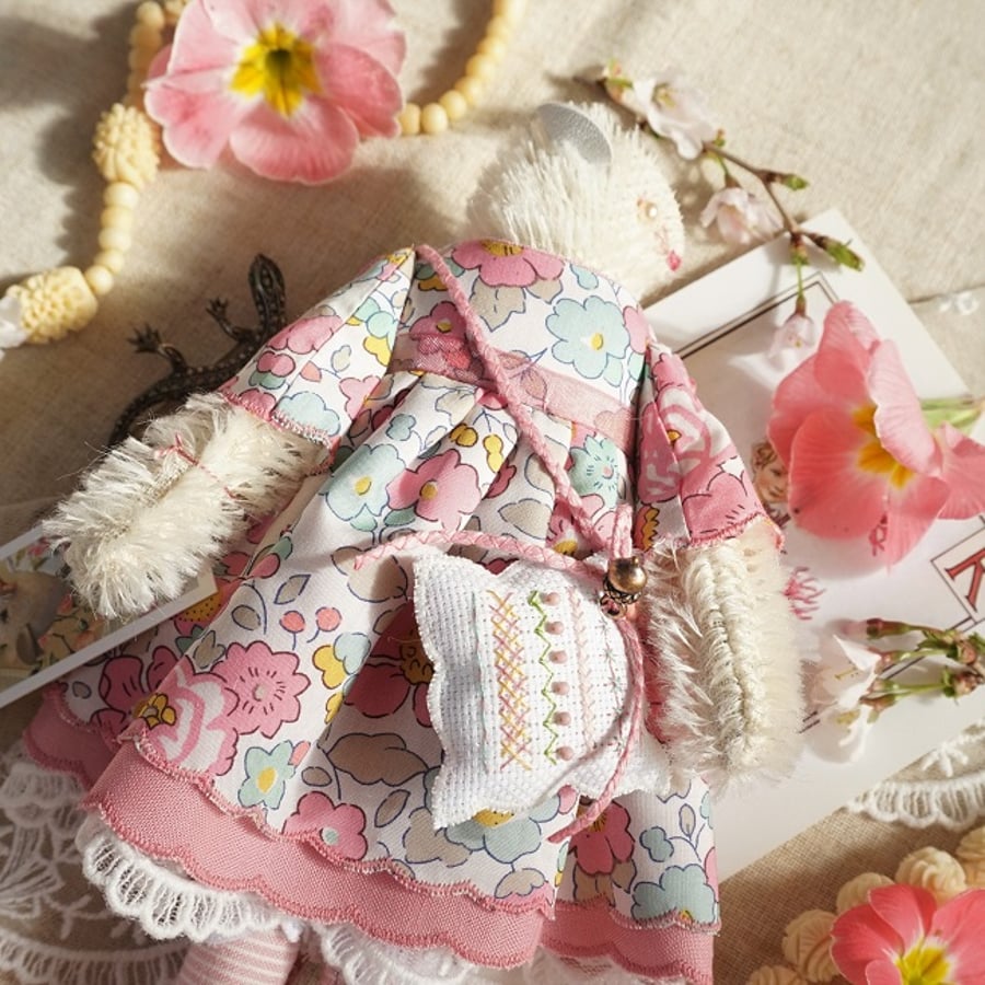 Special Order for Tracy  A Mohair Mouse inLiberty Lawn