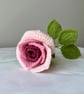 Handmade Crochet Rose Summer Seconds Wedding Gift Home Decor Gift for Mom  - Image 2