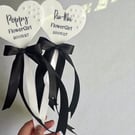 Flower Girl Arcylic Wand Personalised 