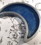 Crescent  half noon resin tray