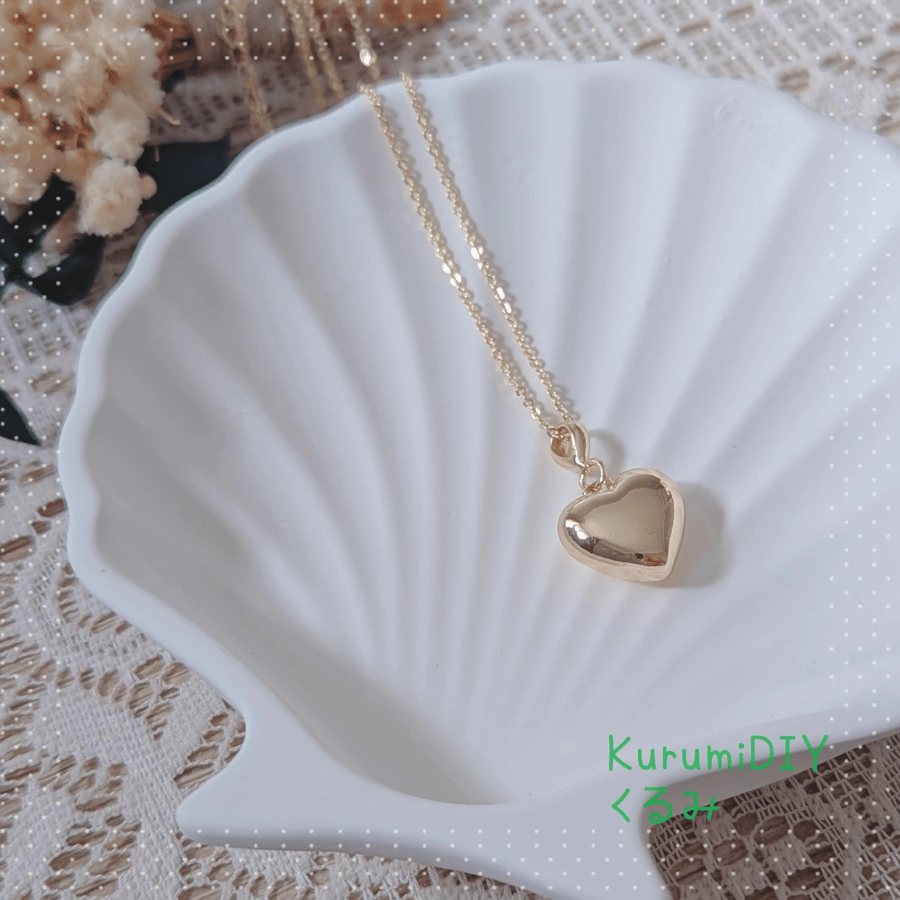 14K Gold-filled Heart pendant necklace