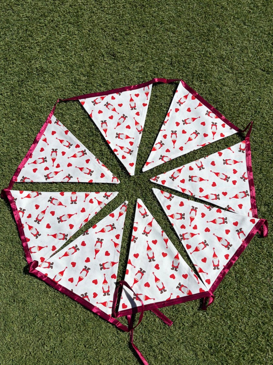 Handmade Christmas Bunting 