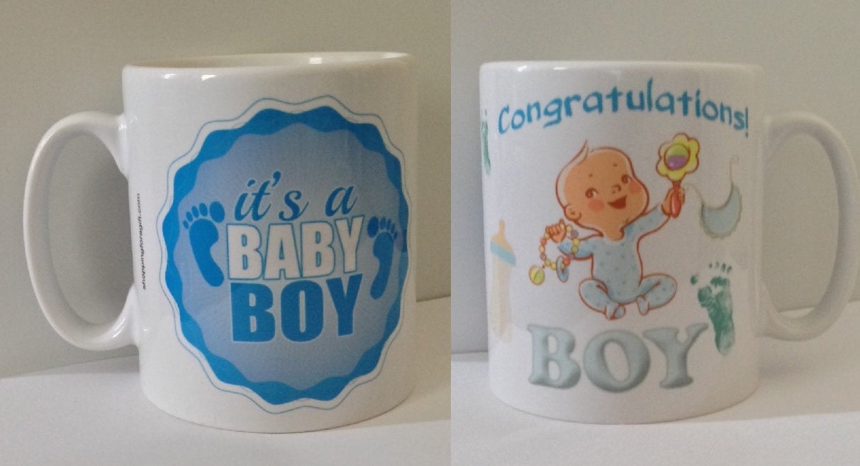 Baby Boy Mug - "Congratulations It's a Boy"