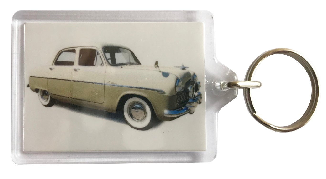 Ford Zodiac Mk1 1956 - Keyring with 50x35mm Insert - Classic Car Fan