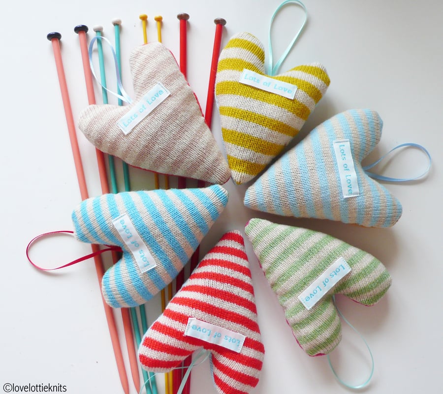  Lots of Love Lavender Hearts