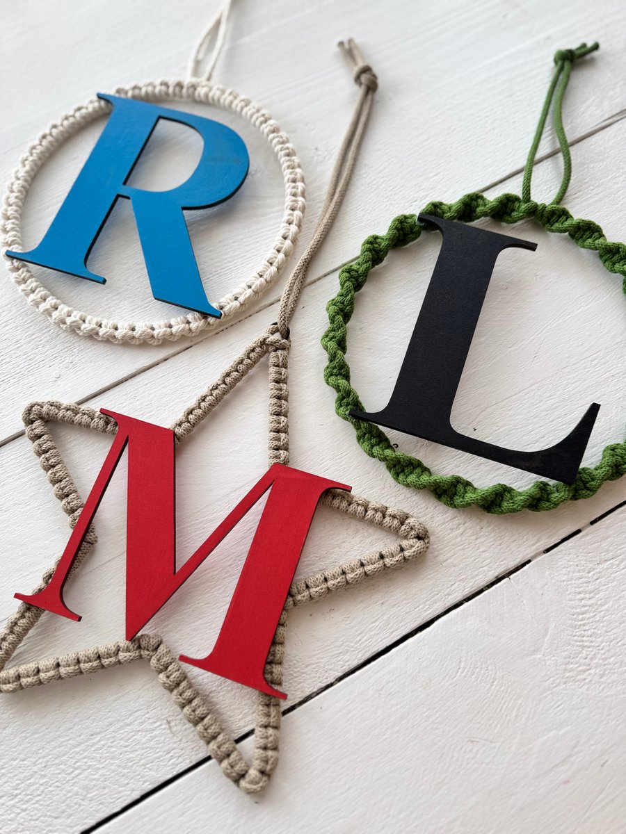 Personalised Macrame Wall Sign