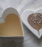 Decoupage Heart Leaf Trinket Storage Gift Box