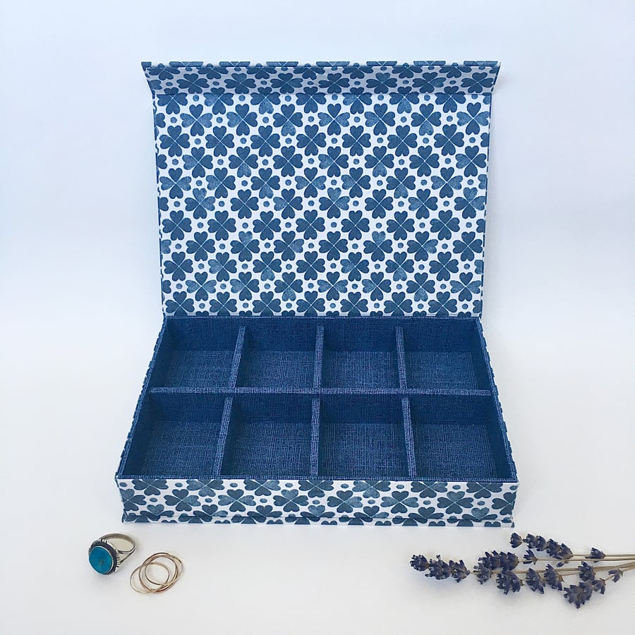 Lucky Handmade Fabric Covered Organiser  