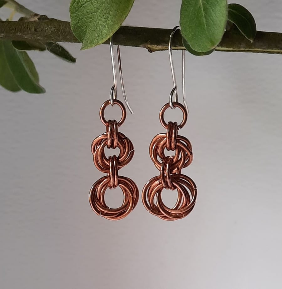 Copper Wire Earring