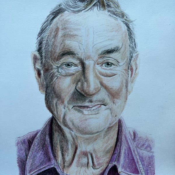 Original artwork of Nick Mason of Pink Floyd 