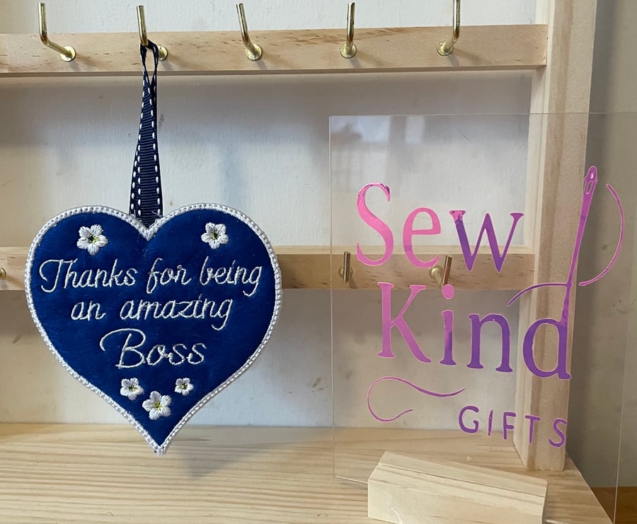 Scented Thank You Heart – A Gift from the Heart Boss 