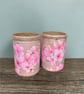 Cherry blossom Handmade Recycled Eco-Friendly Indoor Kitchen Herb Gift Set - Image 3