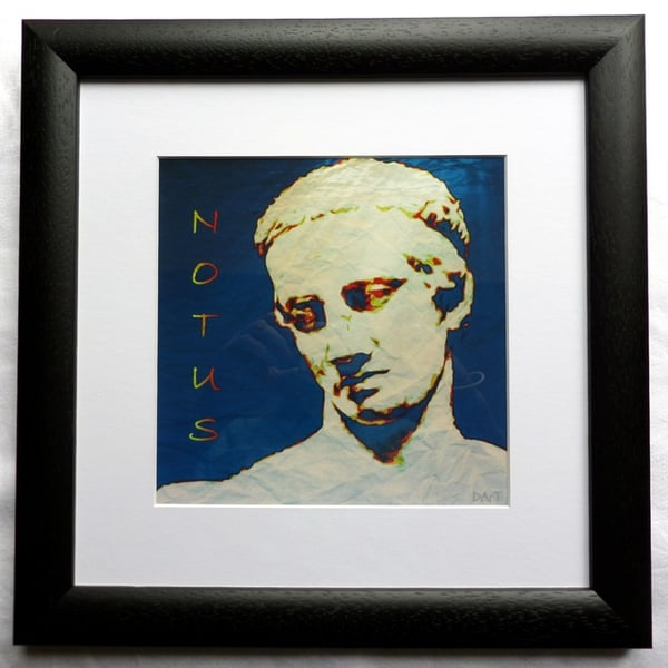 Notus, Greek Wind God - Framed Print