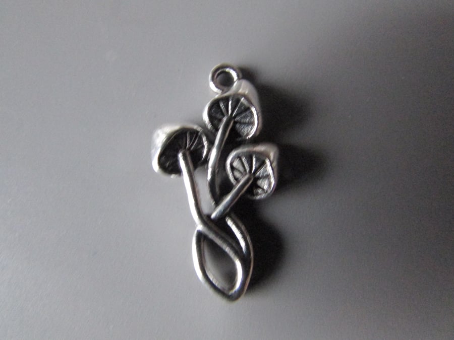 Toadstool Mushroom Fungi Tibetan silver Jewellery Charm