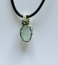 Scottish sea glass Pendant - Made in Scotland - Unique handmade - Gift for her 