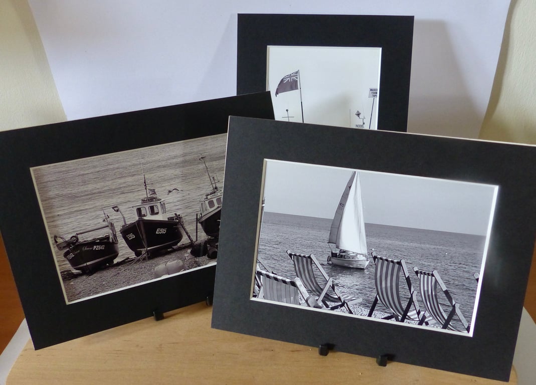 3 - 8" x 6" Mounted Photos
