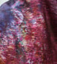 Silk hand dyed scarf, shawl or wrap - rainbow - Image 8