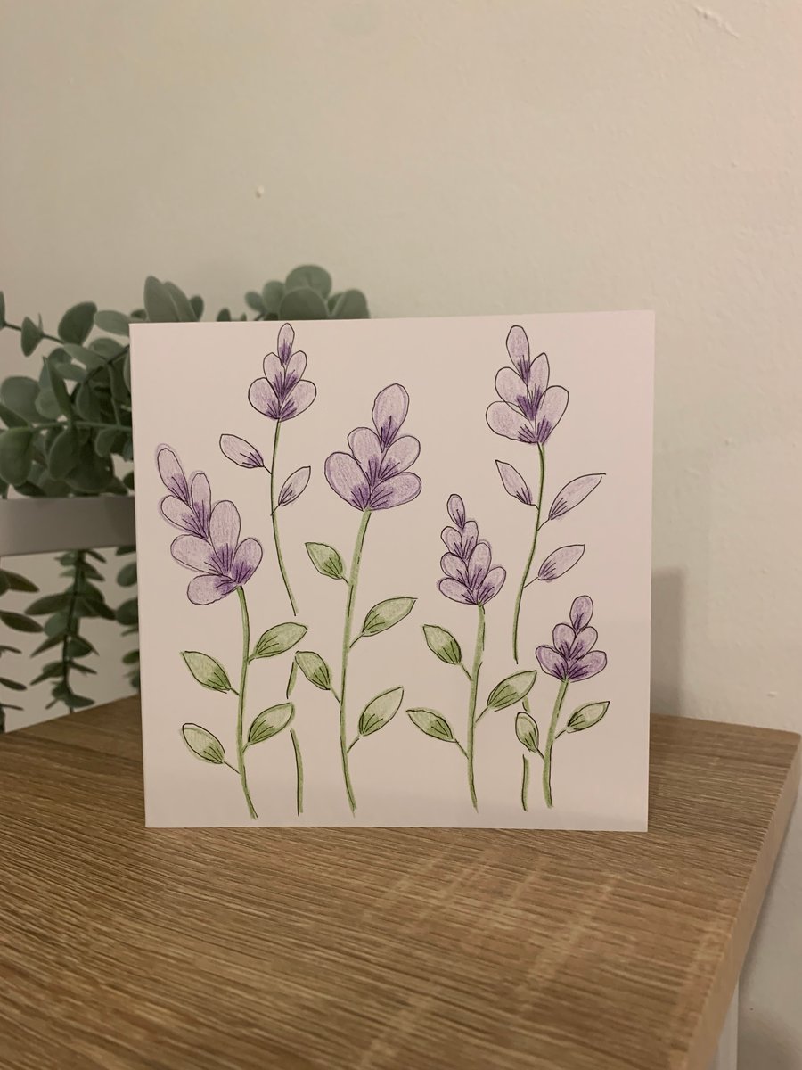 Lavender Card 